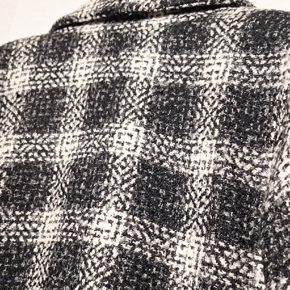 Vintage Checkered Pea Coat, East 5th brand, Sz 16, NWOT - Picture 12 of 13
